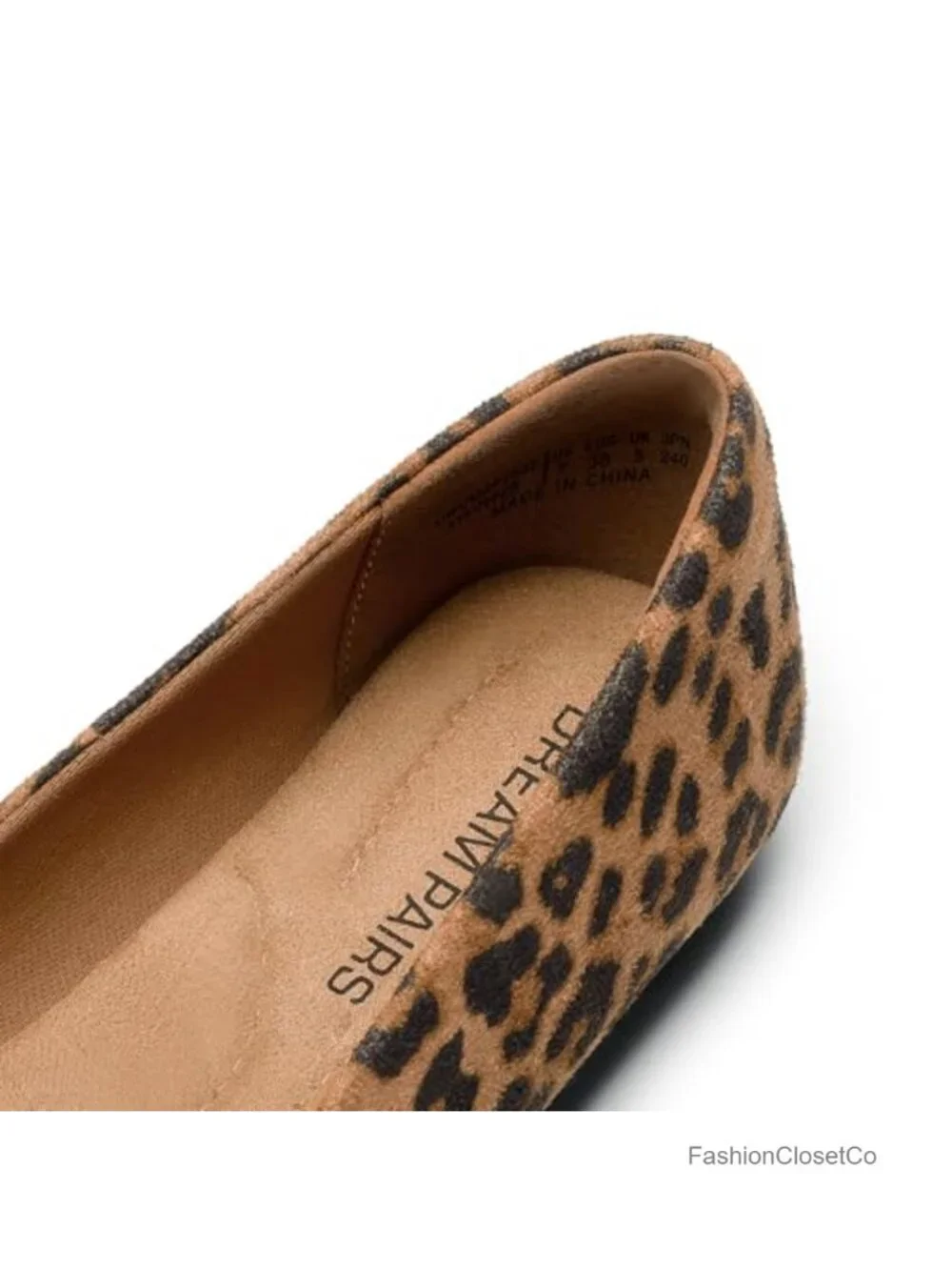 Faux Suede Pointed Toe Slip-On Dress Flats Office Work Shoes